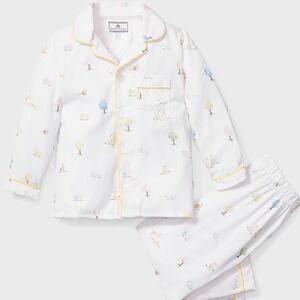 New Petite Plume Kids‎ 7 Easter Gardens Pajama Set Duck White Yellow SPJES107